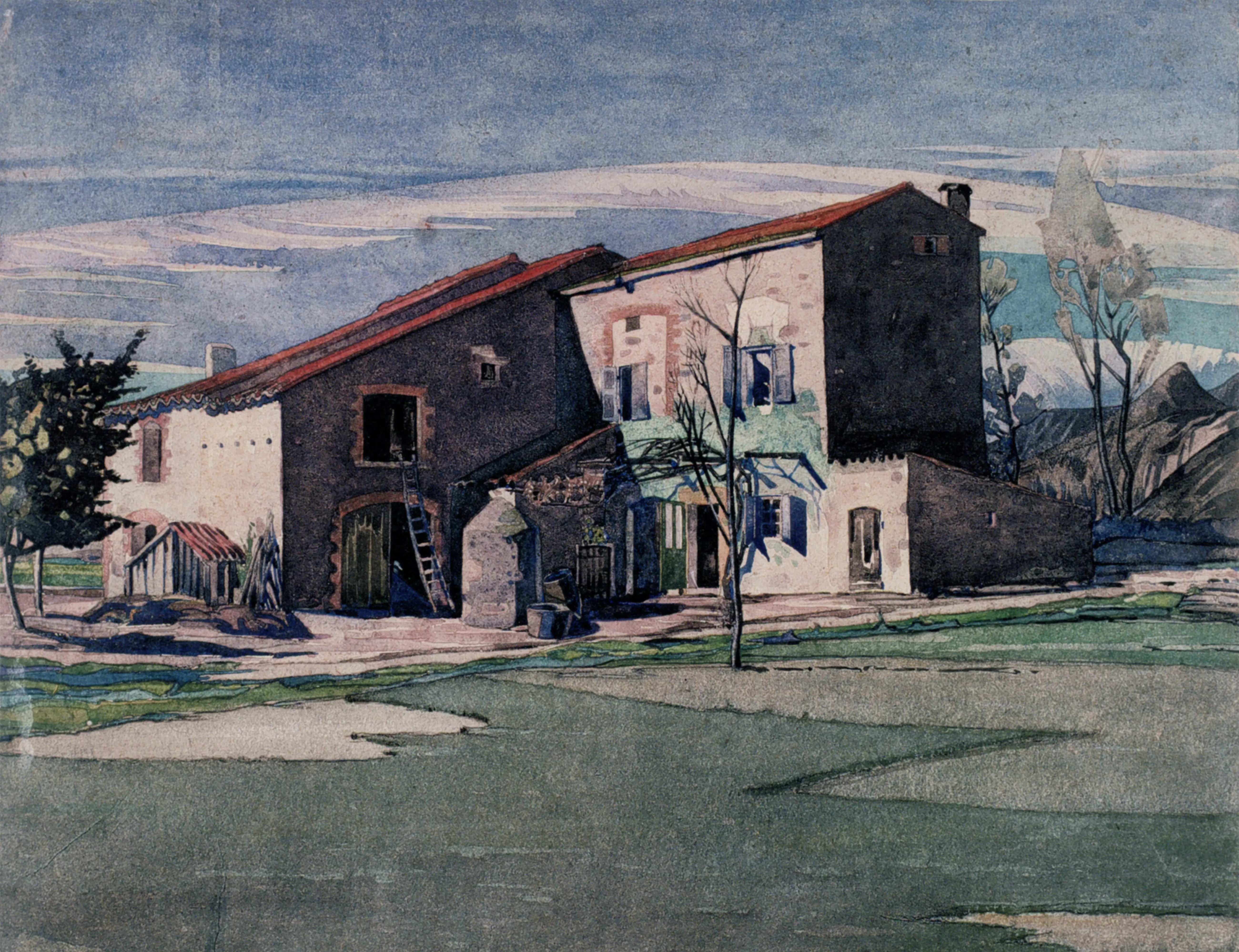 Blanc Ontoine, 2023 — Watercolour on paper