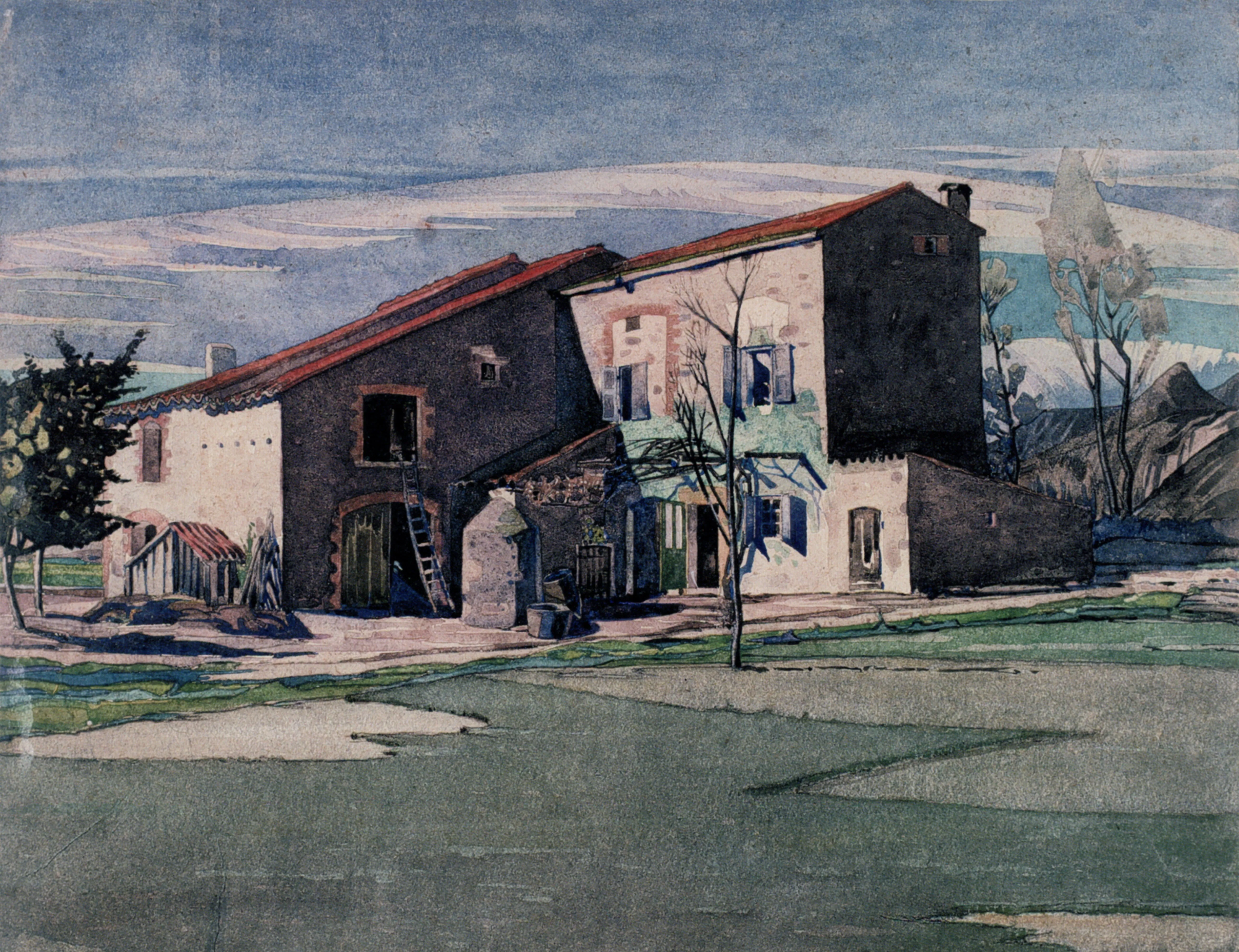 Blanc Ontoine, 2023 — Watercolour on paper