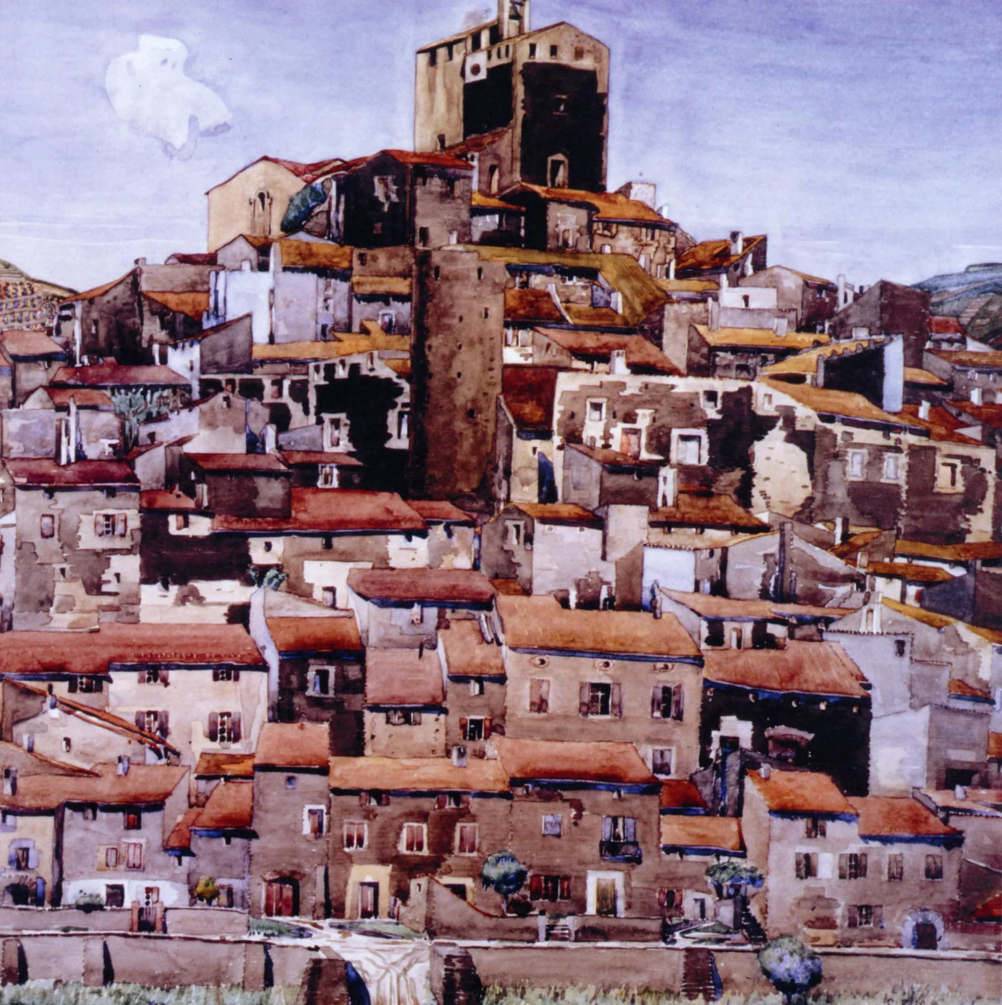 Bouleternere, 2023, Watercolour and gouache on paper