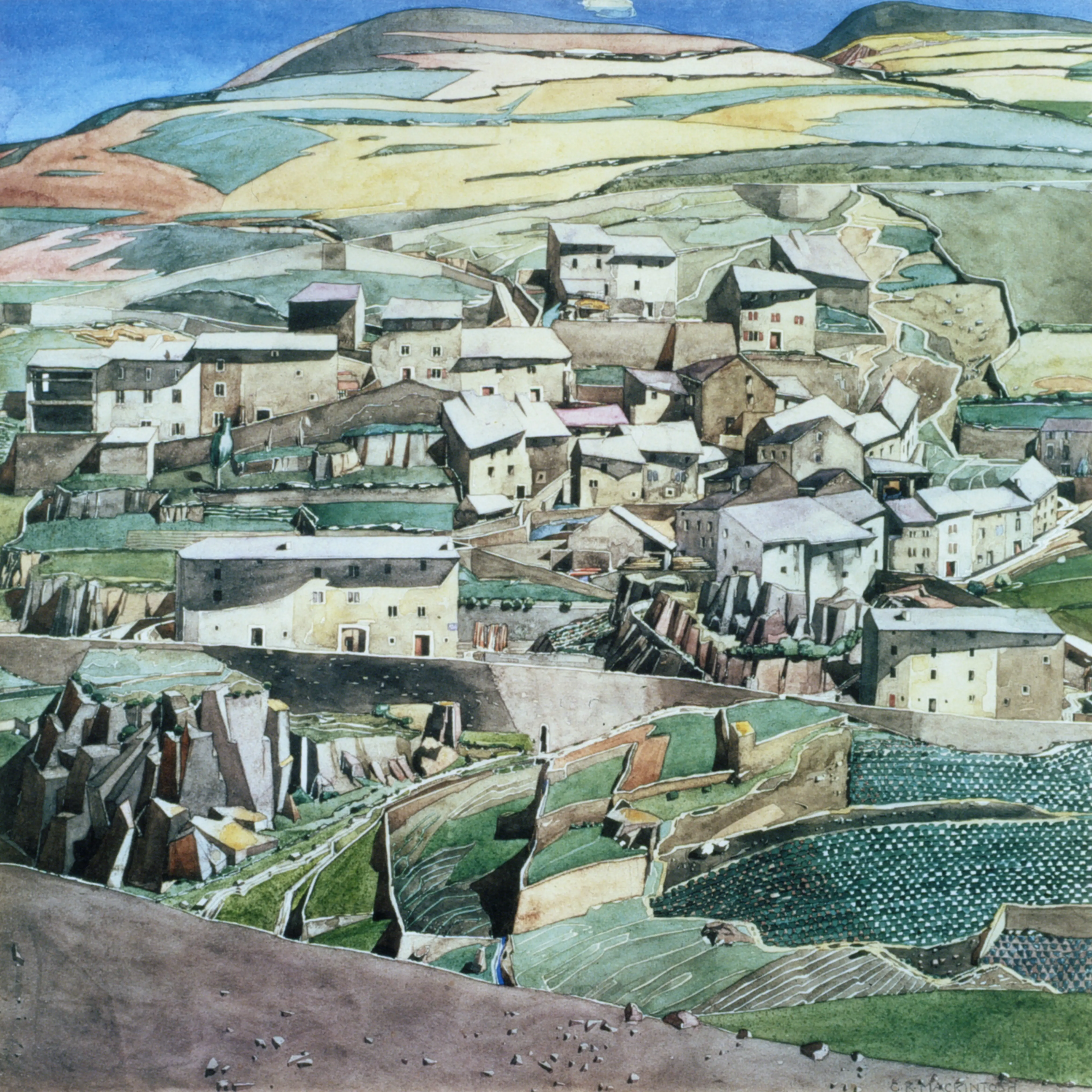 Fetges, 2026 — Watercolour and gouache on paper