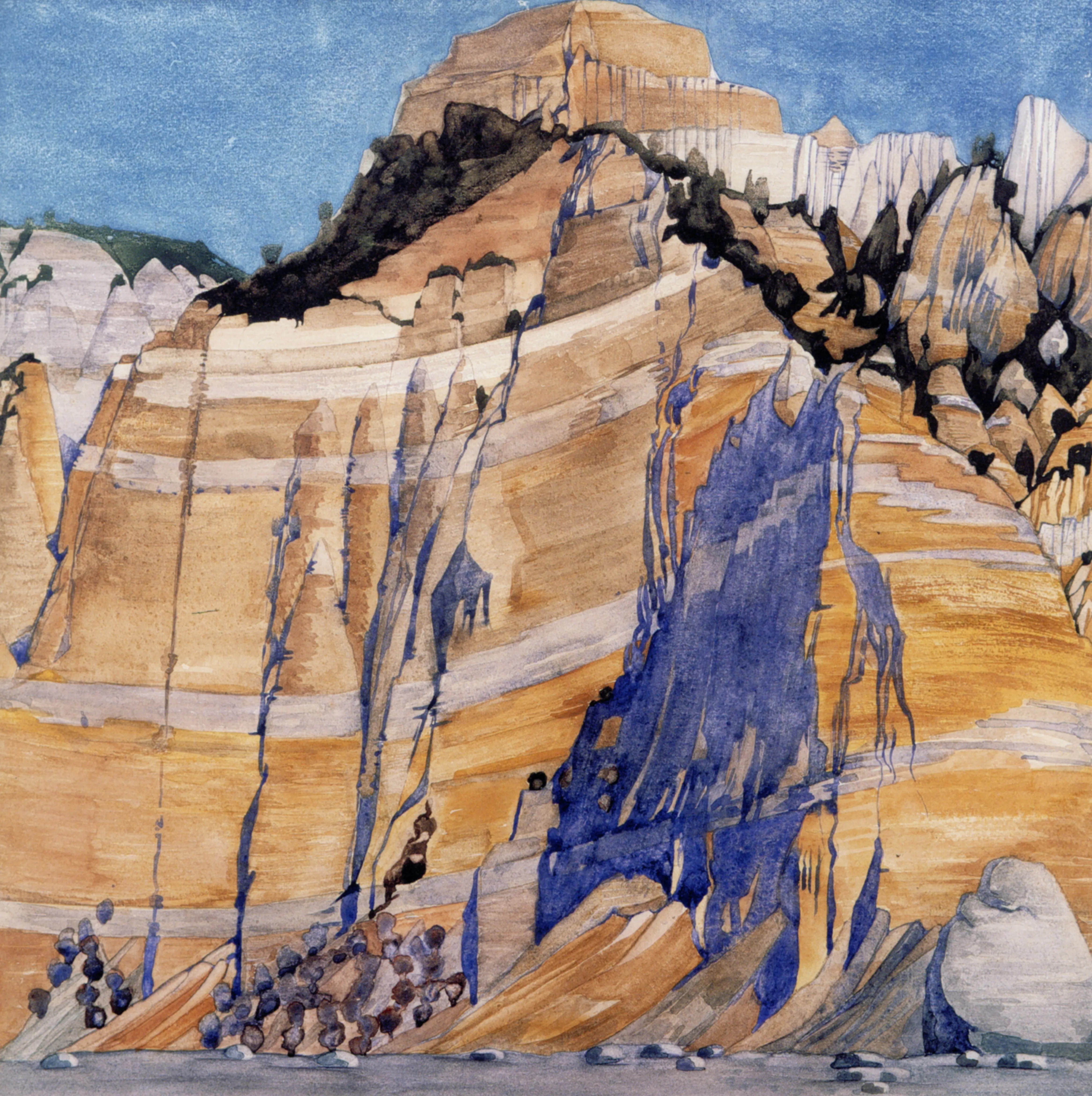 Here de Mallet Ille Sur Tet, 2023 — Watercolour on paper