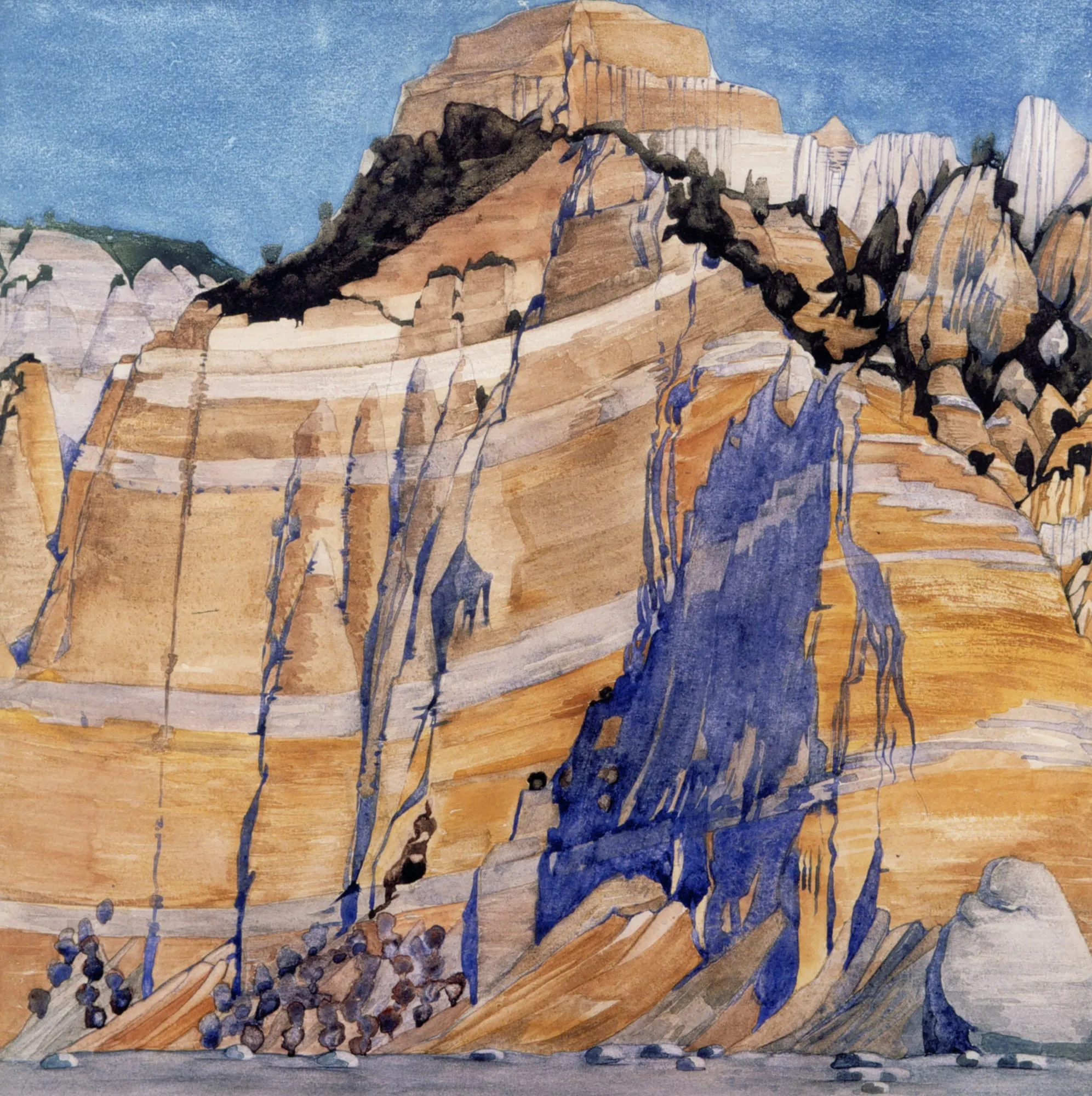 Here de Mallet Ille sur Tet, 2023, Watercolour on paper