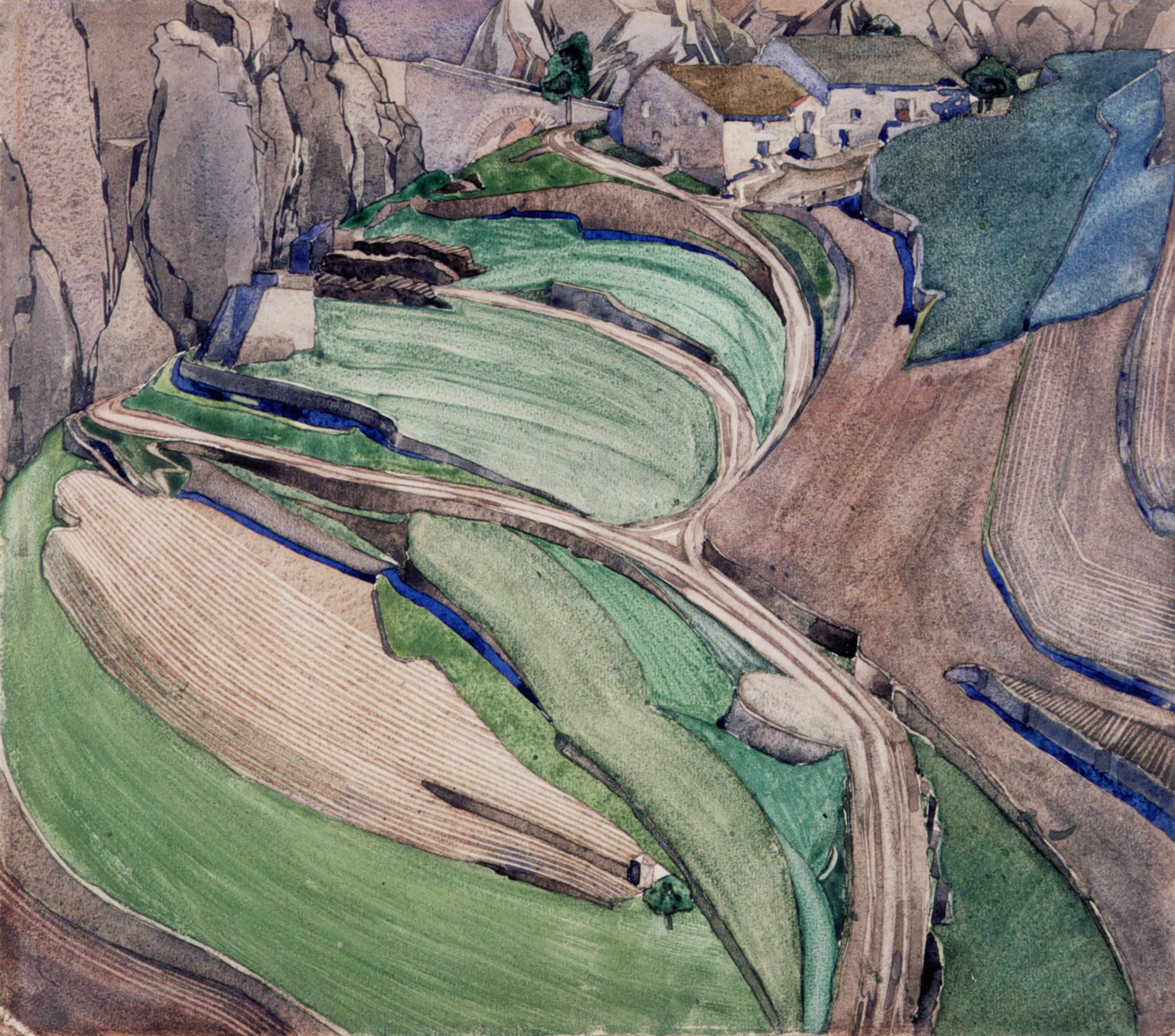 Mont Alba, 2023 — Watercolour on paper