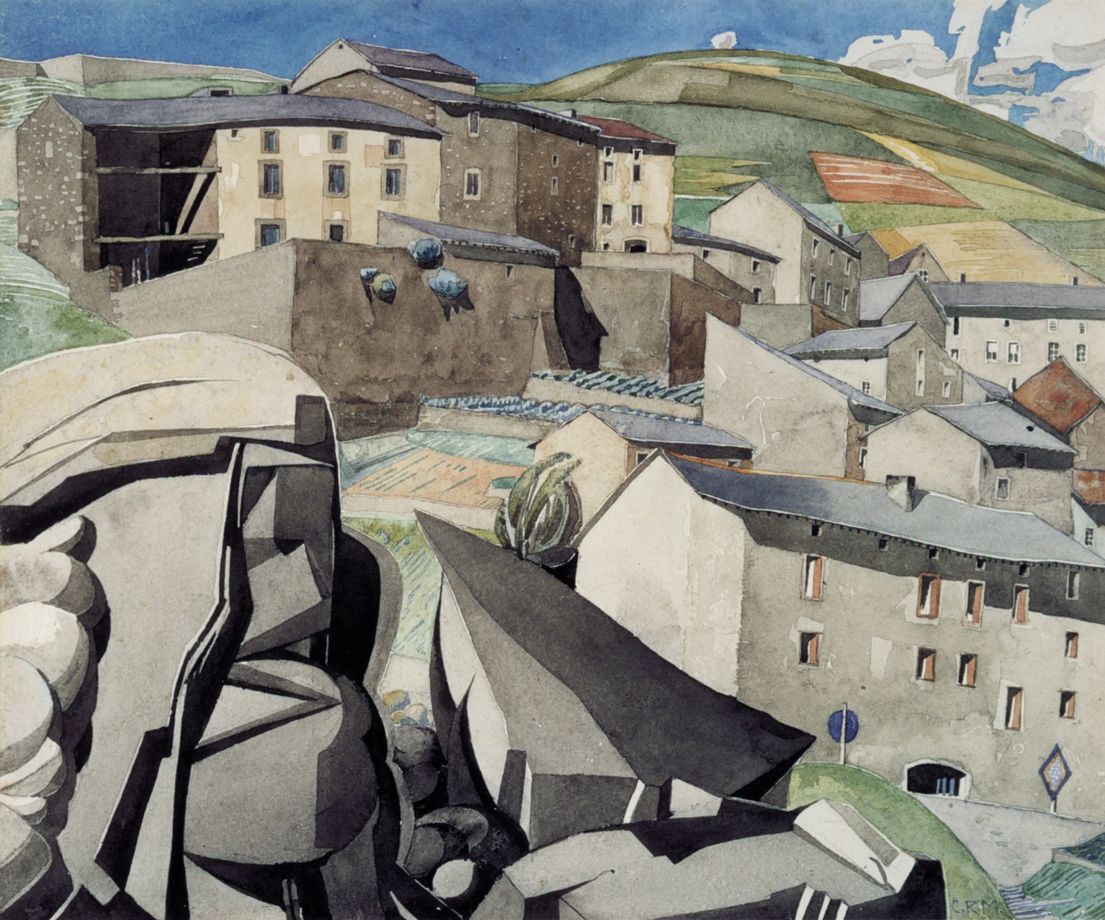 The Boulders, 2023 — Watercolour and gouache on paper